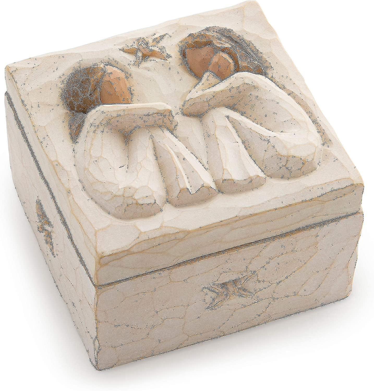 Amitié, sculpté à la main peint souvenir boîte-yvan