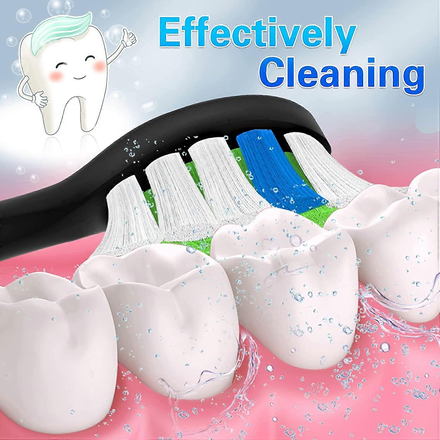 Set of 4 Philips replacement toothbrush heads