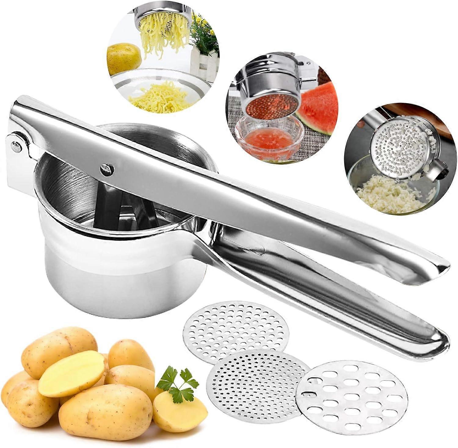 Machine  pure manuelle avec 3 plateaux de pommes de terre interchangeable