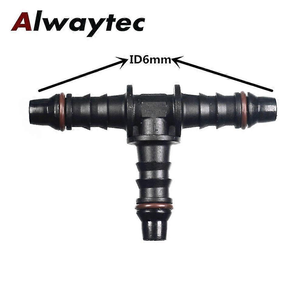 Car Styling Fuel Line Quick Disconnect  Equal Tee 3 Way T Type  Id8 Quick Coupling Fitting For Fuel 