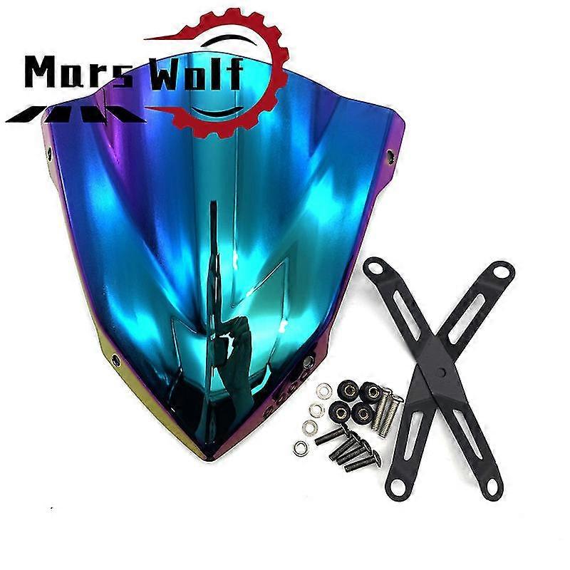 Exquisite Fits For Yamaha Mt-03 Mt03 Mt 03 2020 2021 Mt25 Mt 25 Mt-25 2020 2021 Motorcycle Windshield Windscreen Aluminum Kit Deflector