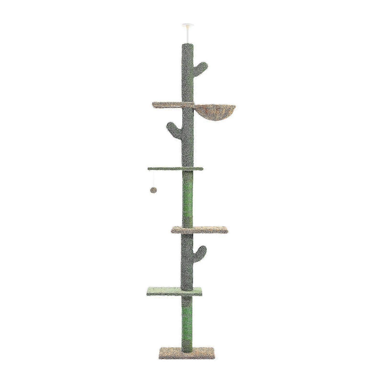 Cat Tree Sleep with Scratcher Post Cat Activity Center for Rest Play Kittens