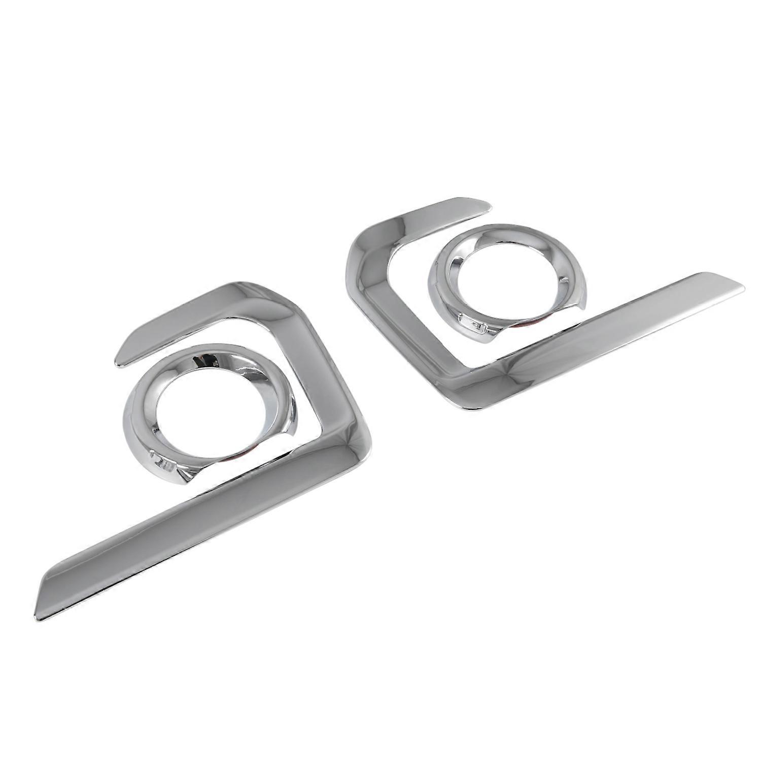 Front Fog Lamp Light Ring Front Fog Light Eyebrow Sticker Accessories Trim for 2021