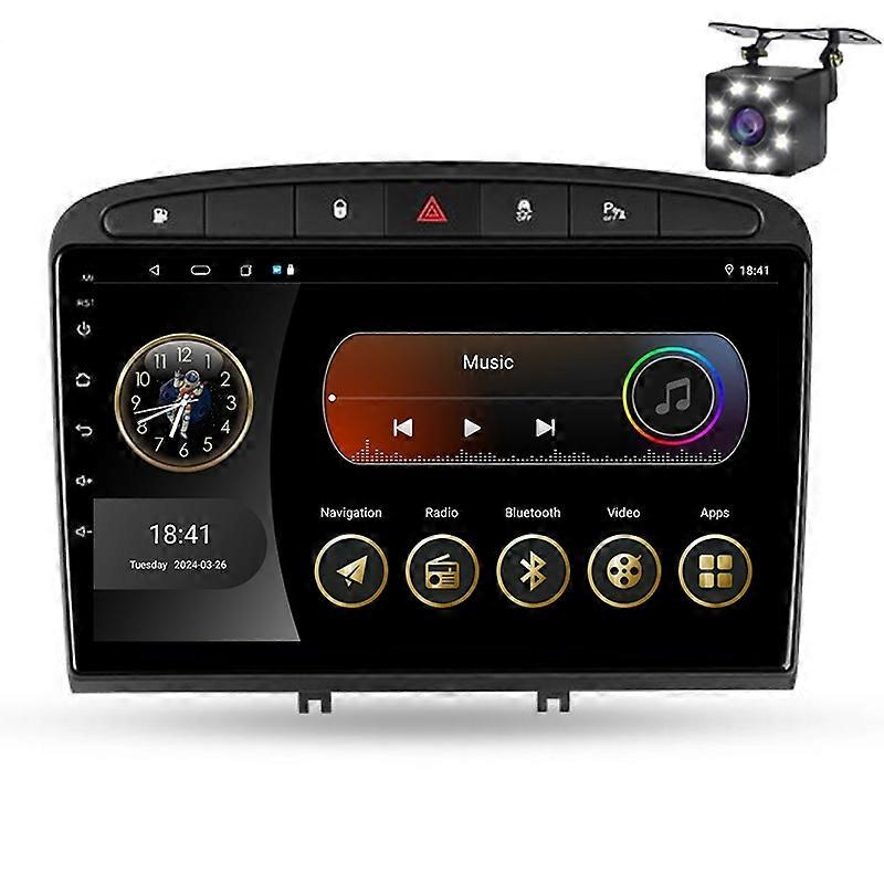 Autoradio Android per Peugeot 408 308 308SW Navigazione GPS Schermo Auto Stereo Wifi Lettore Multimediale