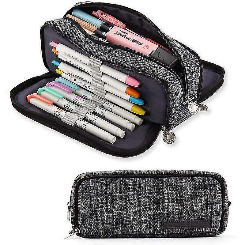 Large Pencil Case, Durable Pen Pouch With Big Capacity, Minimalist