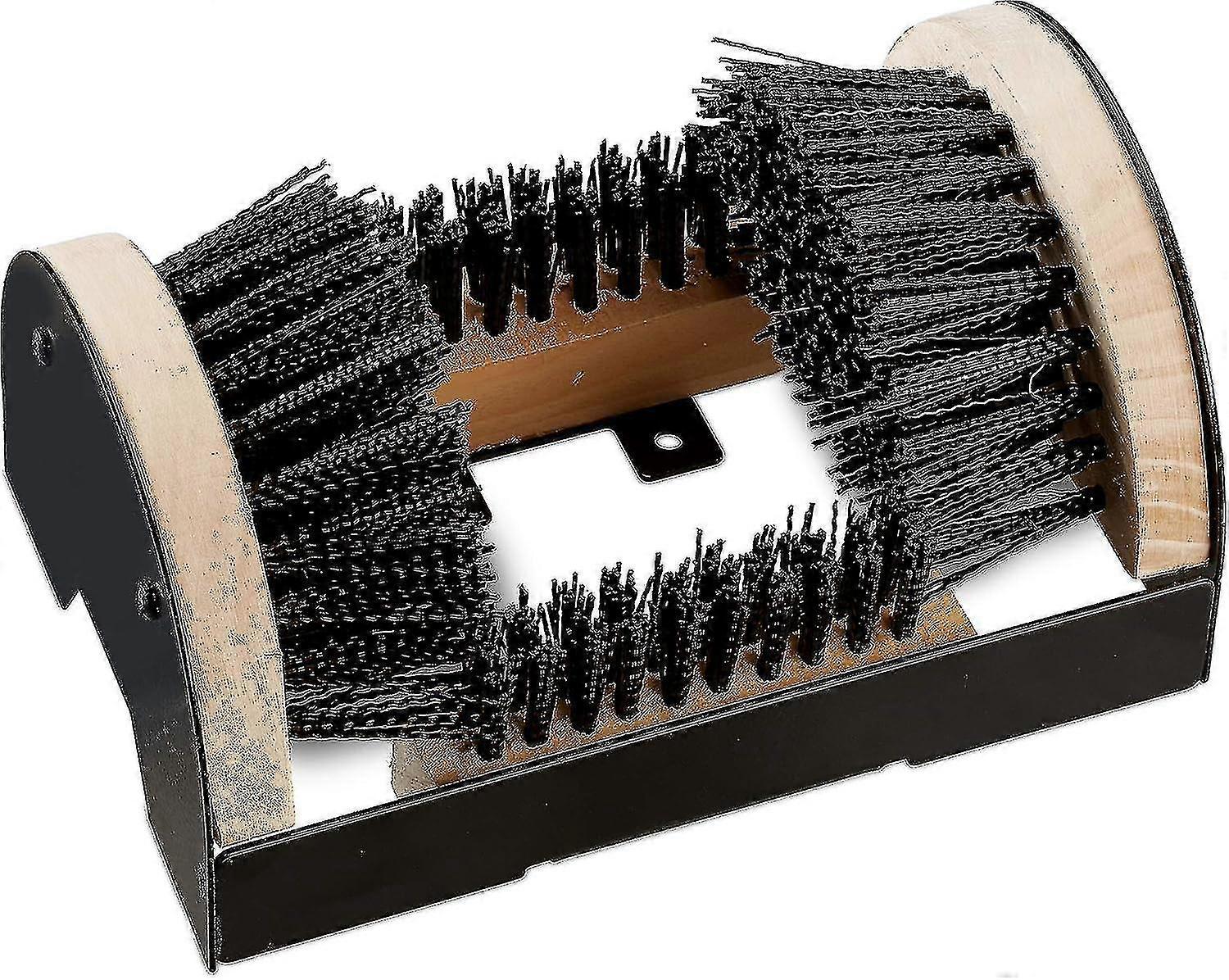Black/plain Shoe Brush, All Around, Boot Scraper, For Outdoors, Sturdy Bristles, Floor Attachment