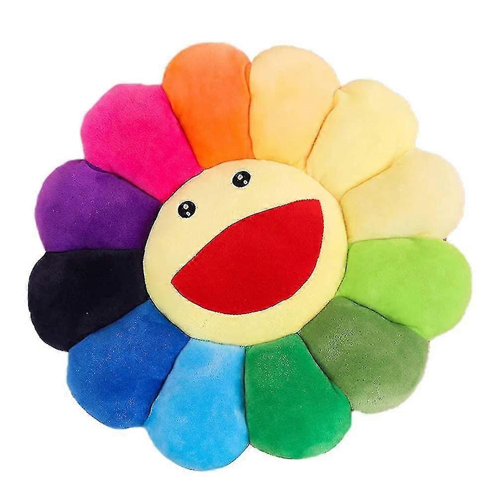 Sunflower Plush Pillow Flower Shaped Seating Cushion