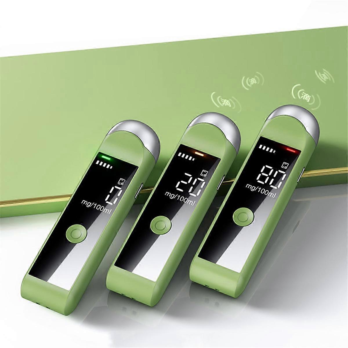 Automatic Alcohol Tester Breath Alcohol Tester Rechargeable Breathalyzer Alcohol Test Tools with LC