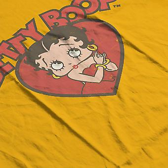 Betty Boop Love Red Dress Women's T-Shirt Fruugo US