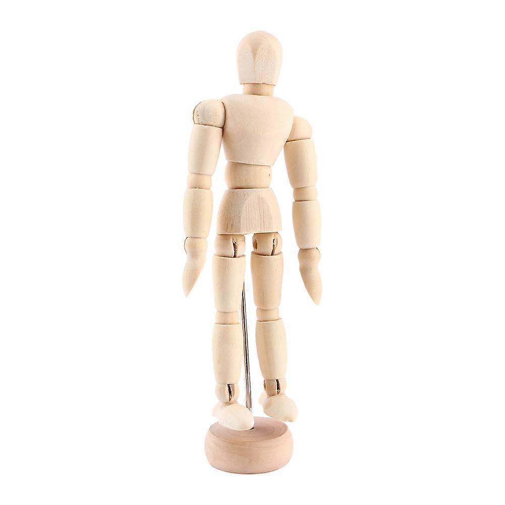Art Class Wooden Figure Male Manikin Mannequin Wood Movable Model Display Crafts 5.5inch