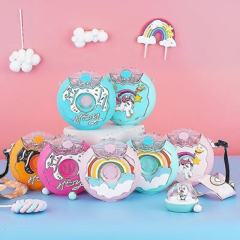 Donut Shaped Children's Water Bottle(color:donut Blue)