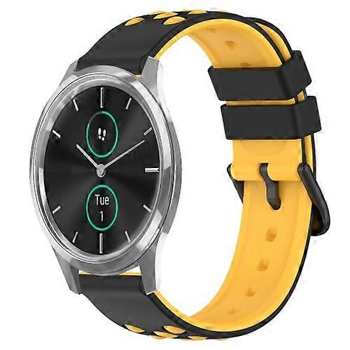 Garminmove Luxe 20 mm-es kétszínű porózus szilikon óraszíjhoz
