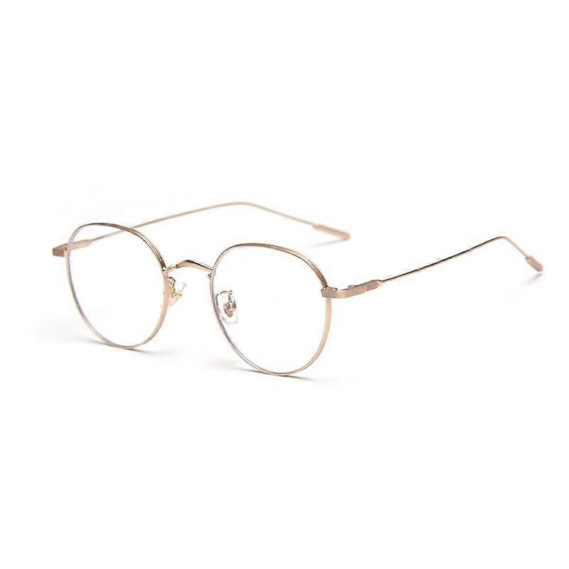 Blue light glasses computer blue light blocking cute retro round glasses frame
