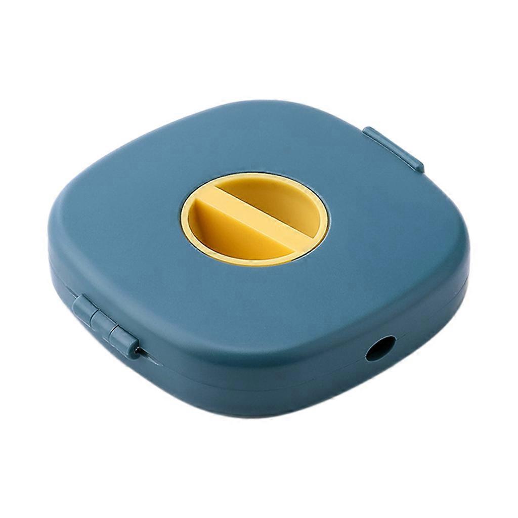 Small Portable Round Rotatable Wire Organizer Data USB Cable Storage Management Tool Mobile Phone Charging Line Winder Box