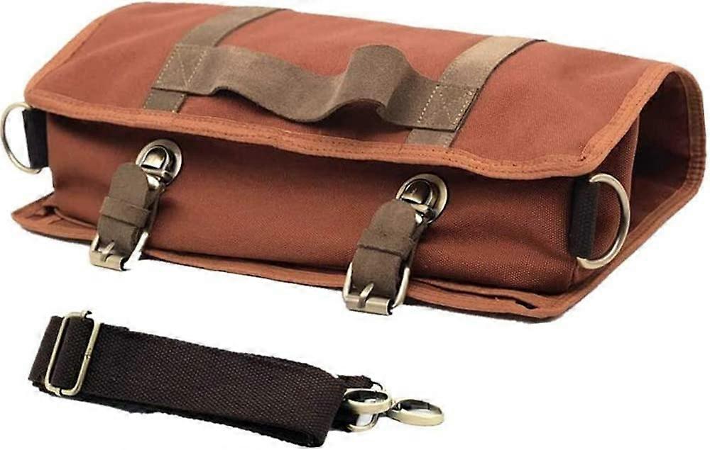 Portable Bar Case Bag with Shoulder Strap for Travel Easy Carry Barware Set Roll Bag