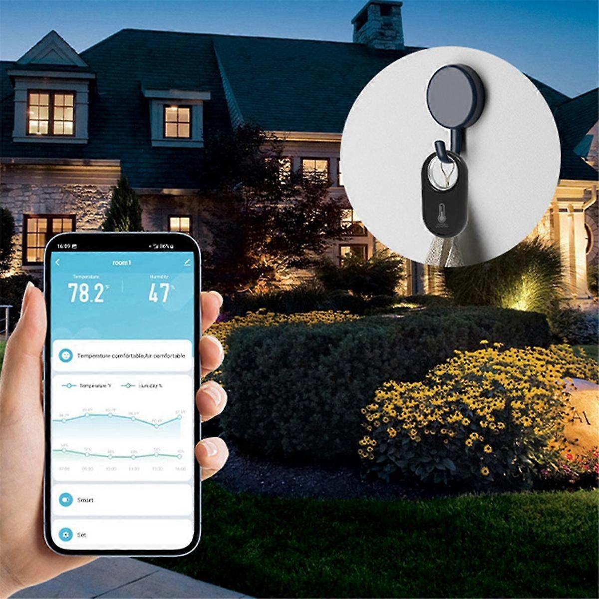 Tuya Temperature and Humidity Sensor Wireless Tuya Zigbee Temperature and Humidity Meter Home Smart