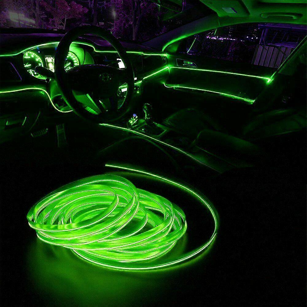 2m fluorescent green LED Light Glow EL Wire