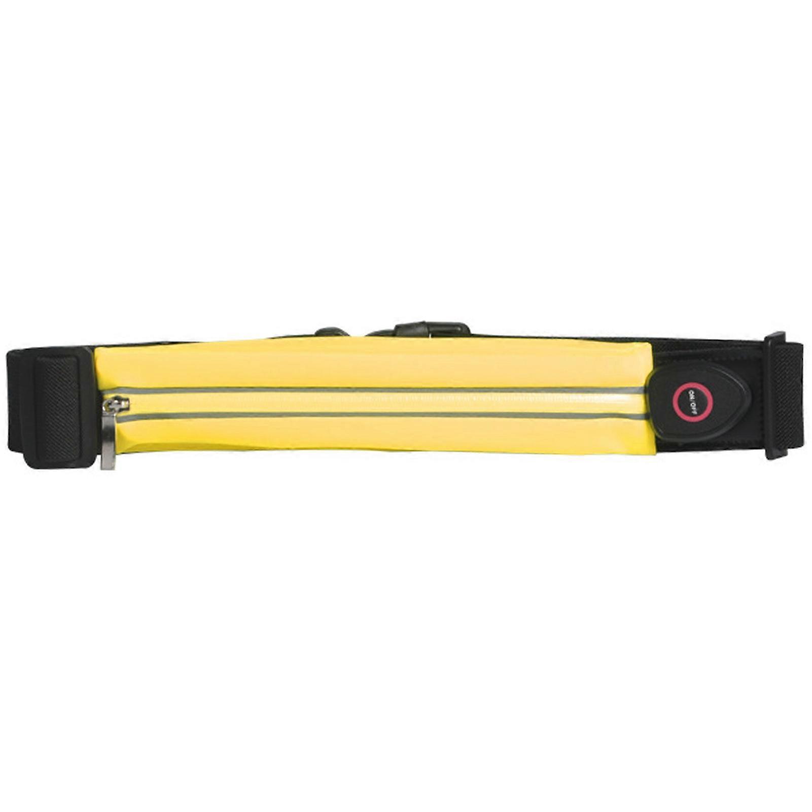 Kaesi LED Running Belt High Visibility 3 Lighting Modes Multipurpose USB Rechargeable Flashing Safety LED Light Belt for Running Walking Cycling