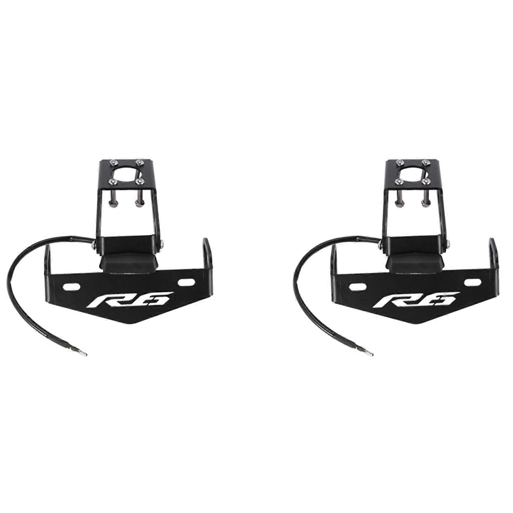 2X Motorcycle License Plate Holder with LED for R6 YZFR6 YZF R6 YZF-R6 2006-2016