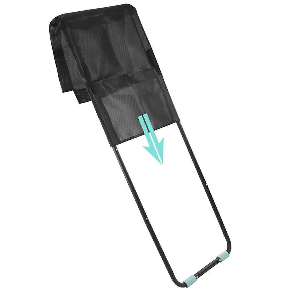 Universal Trampoline Slide with Handles,Outdoor Trampoline Slide Attachment for Kids Climb Up & Sli