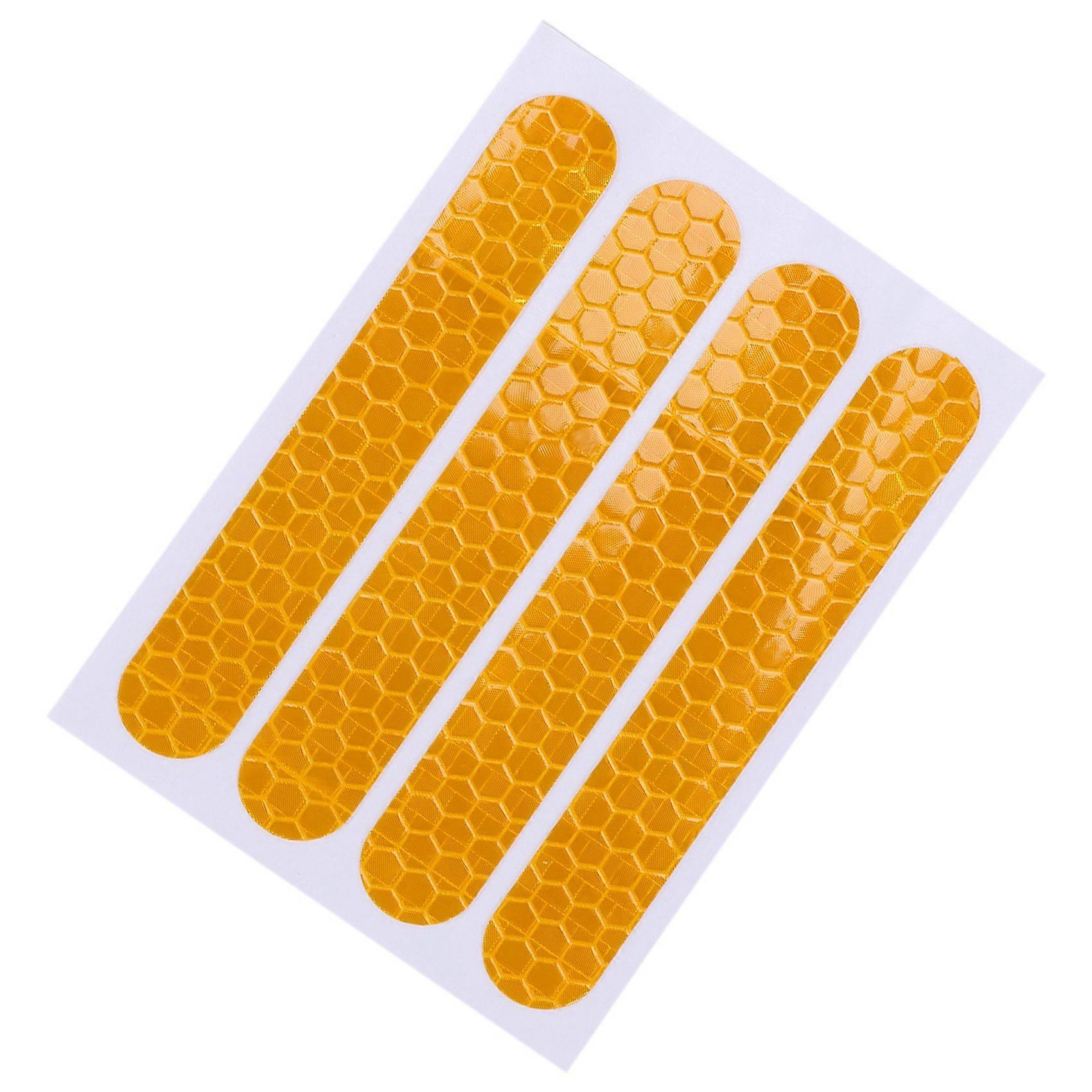 Front Rear Cover Protective Shell Reflective Sticker for Max G30 4PCS, Yellow