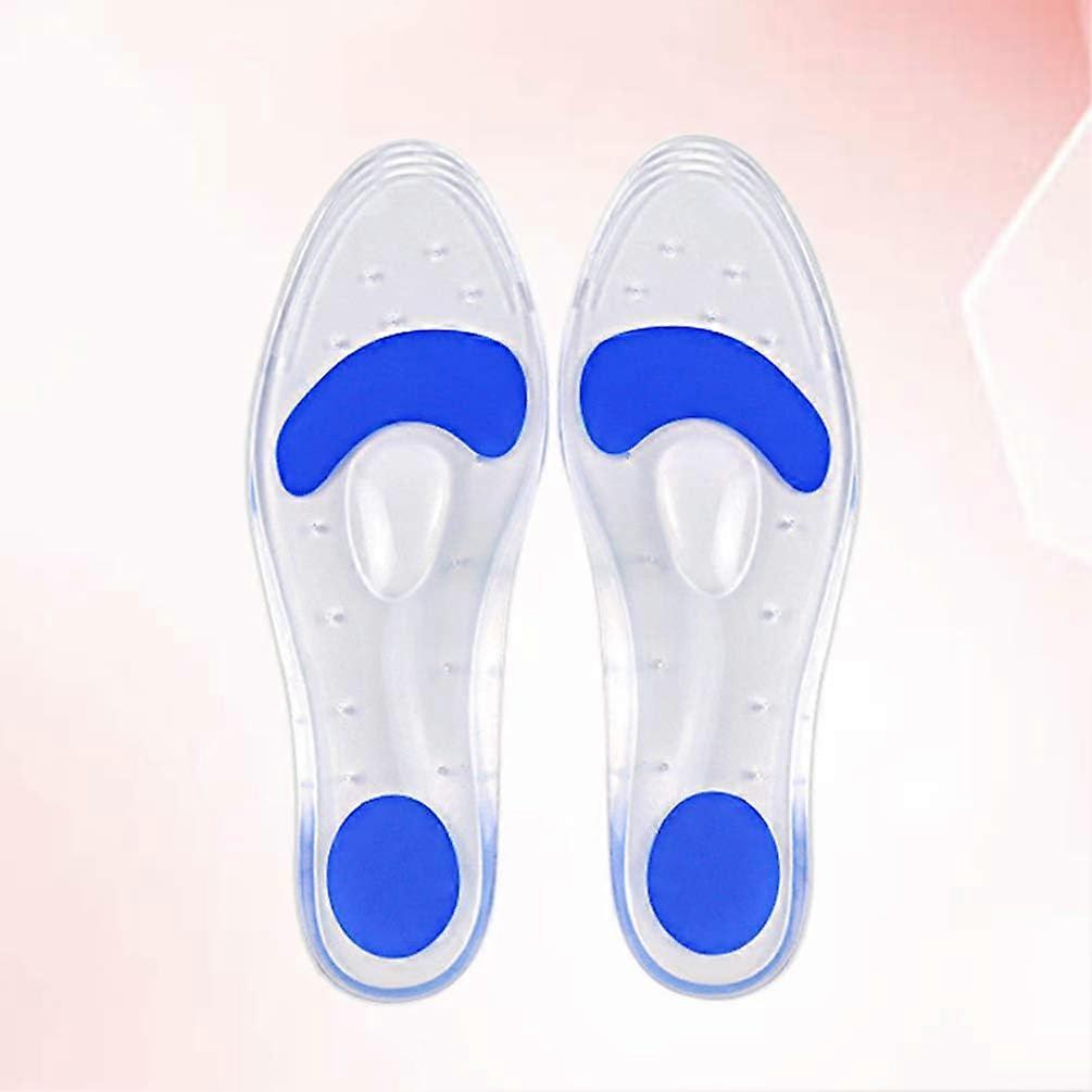 Insoles Silicone Gel Arch Support Orthotic Shoe Insert - Relieve Plantar Fasciitis Pain Release Heel Bone Spur Calluses and Corns Massage Heels and Me