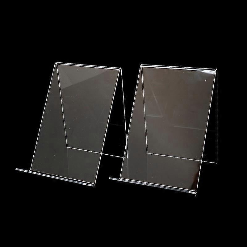 1pc Book Display Stand Acrylic Book Display Stand Photo Frame Booklet Art Storage Rack Desk Decoration Crafts