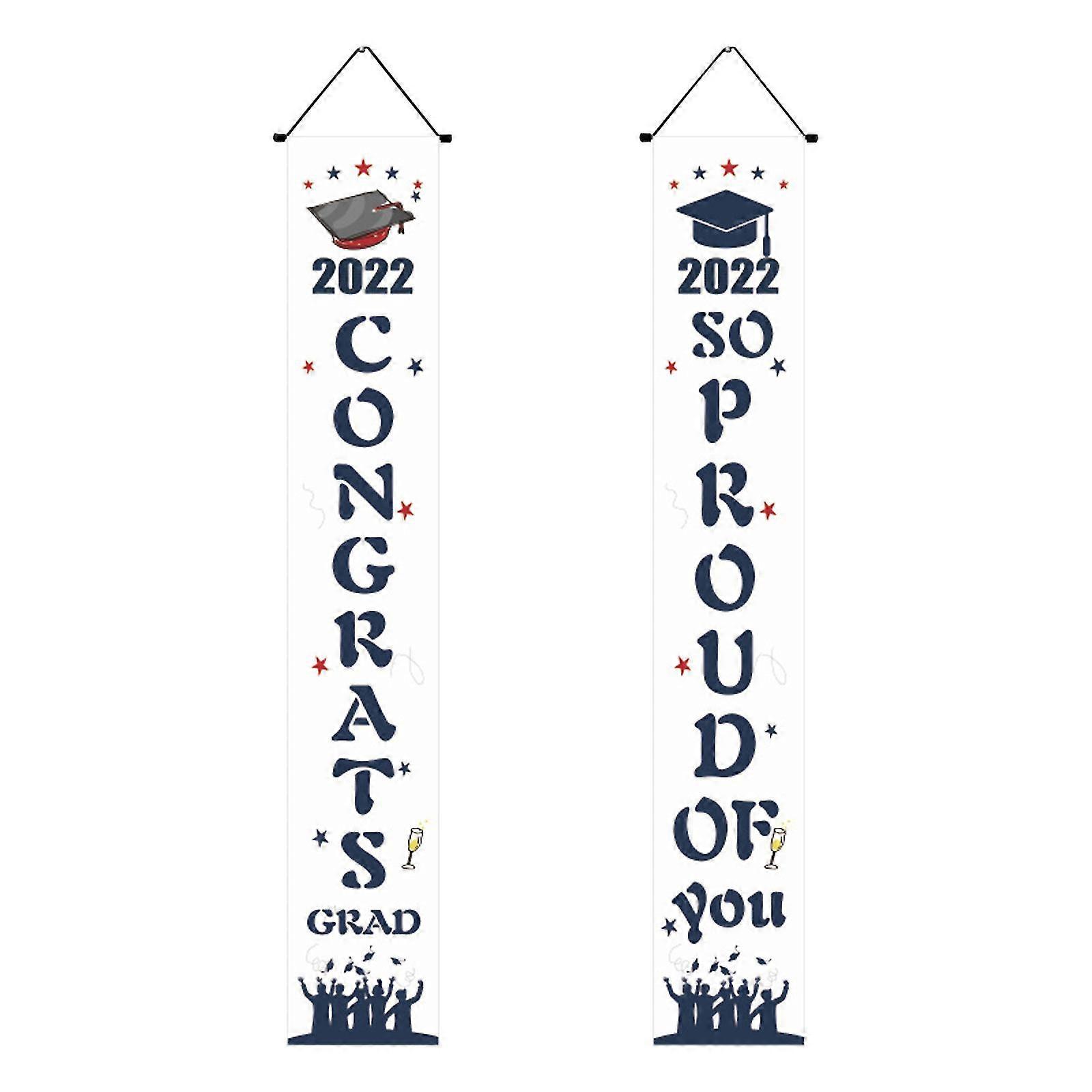 2022 毕业季对联横幅毕业装饰品毕业典礼派对窗帘毕业季对联