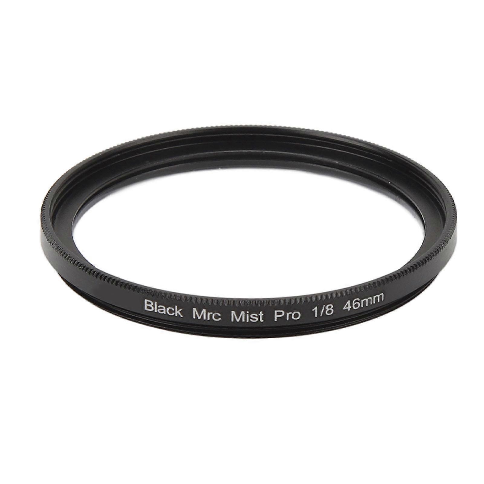 Black Diffusion 1/8 Lens Filter Black Mist Diffusion Lens Filter for Video Shooting Portrait Shooting Still Life Scenery 37MM-46MM