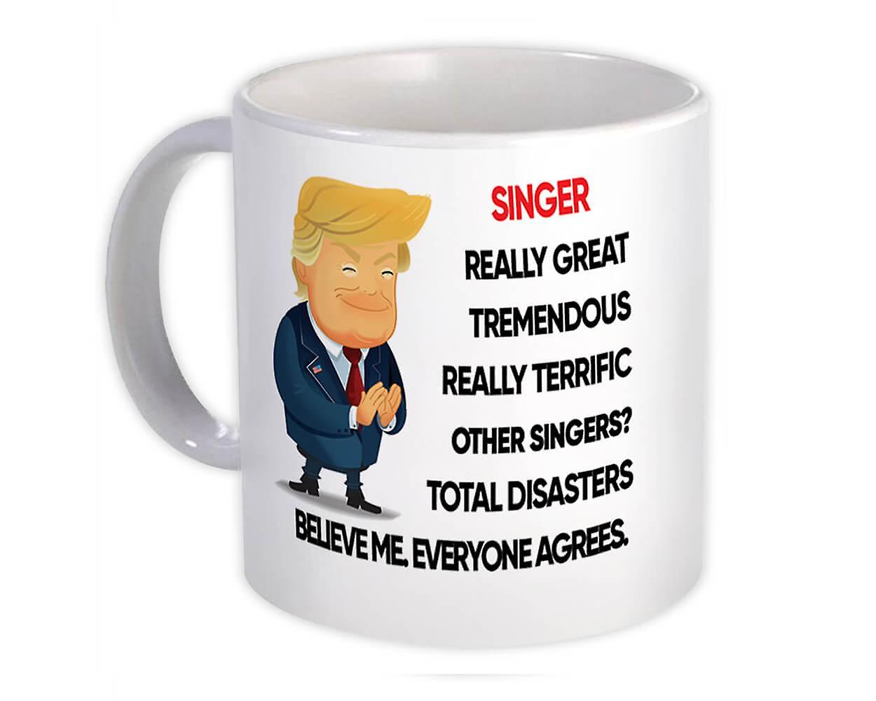 Gift Mug: SINGER Fun Trump Terrific