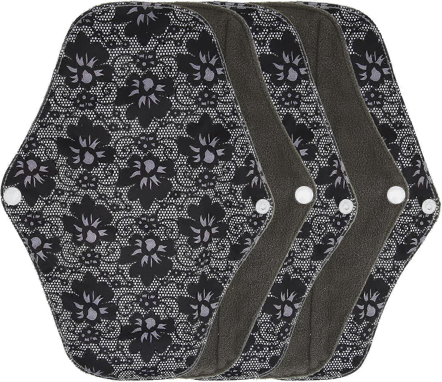 Washable Sanitary Pads, Reusable Menstrual Pads Soft Use Light Leakproof Cloth Panty Pads Incontinence Pads for Menstrual Period(M05)