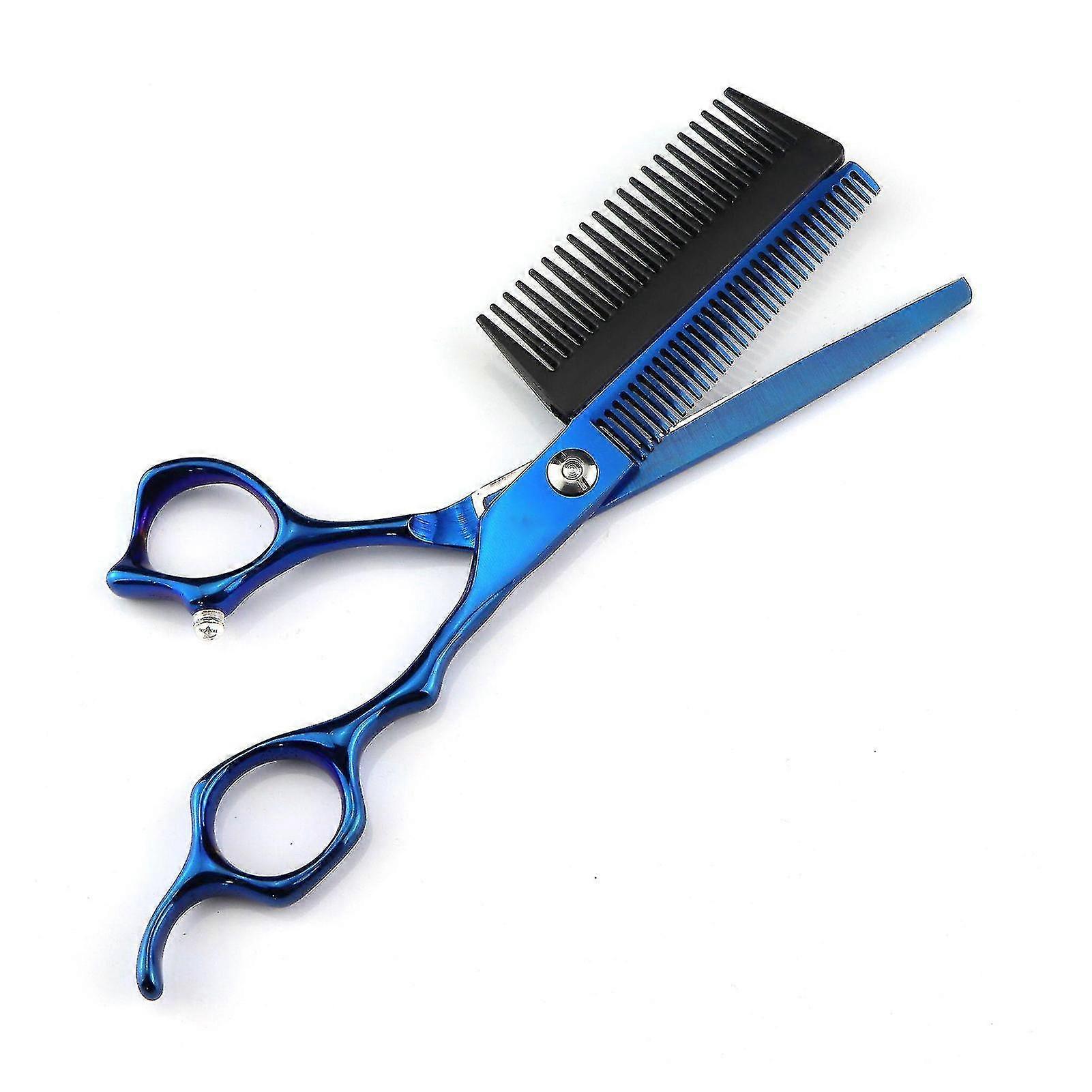 2 em 1 tesouras do cabelo com o desgaste do pente - resistente para a barbearia