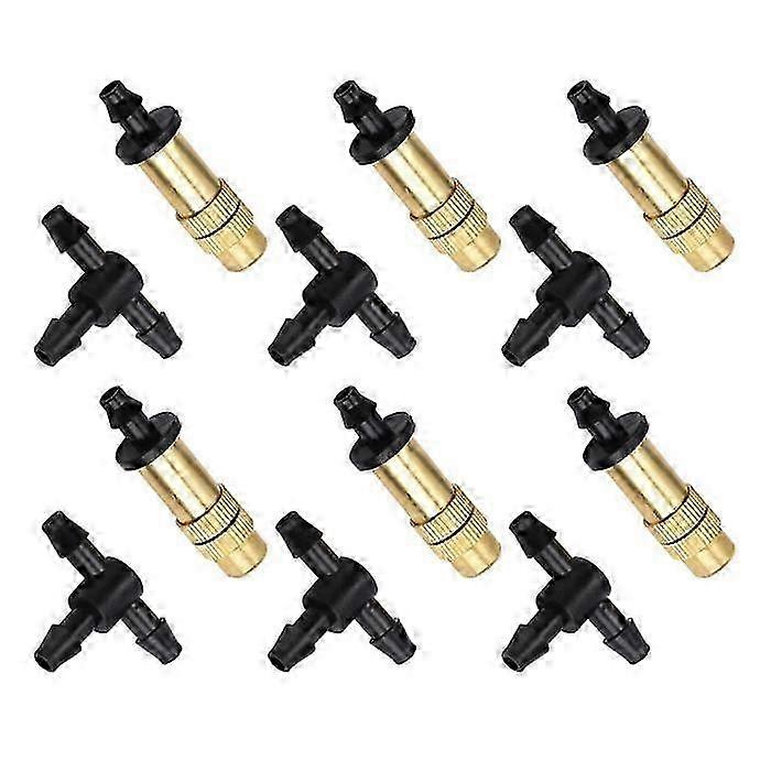 T-joint T-Joint 30 Pieces Irrigation Accessories Adjustable Garden Nozzle Greenhouse Agriculture Nozzle garden tools