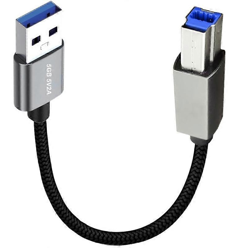 Efficient USB3.0 Printer Cable A Male to B Male Plug for High Speed Printing