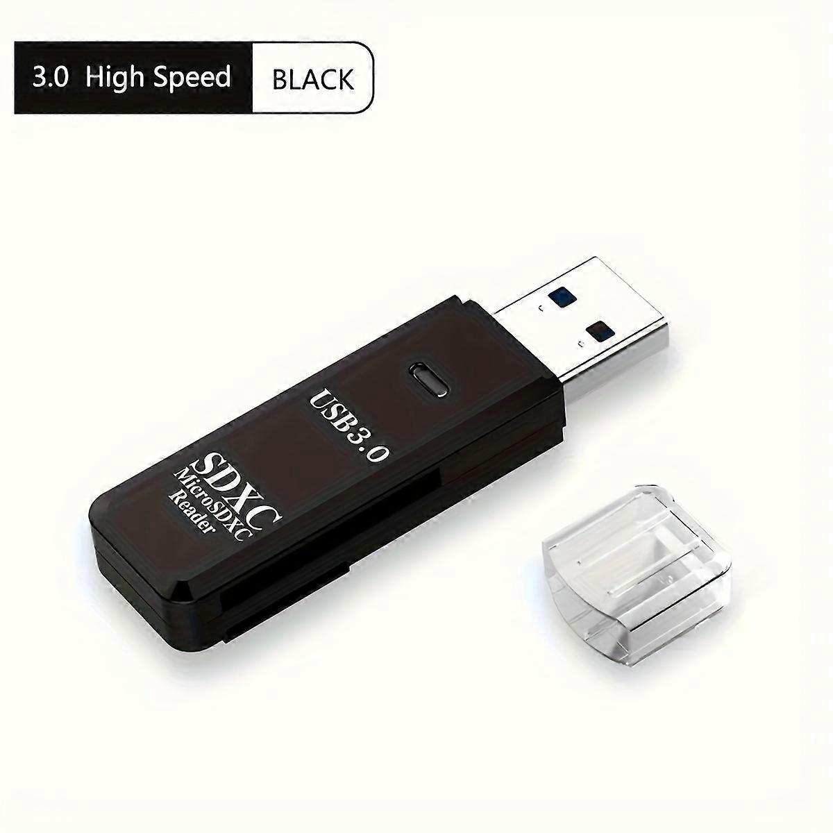 USB3.0/2.0Micro SD Card Reader, Transmission Speed Up To 5Gbps 2-in-1 SD Card Reader To USB Adapter, Memory Card Reader For SDXC, SDHC, MMC, RS-MMC, M