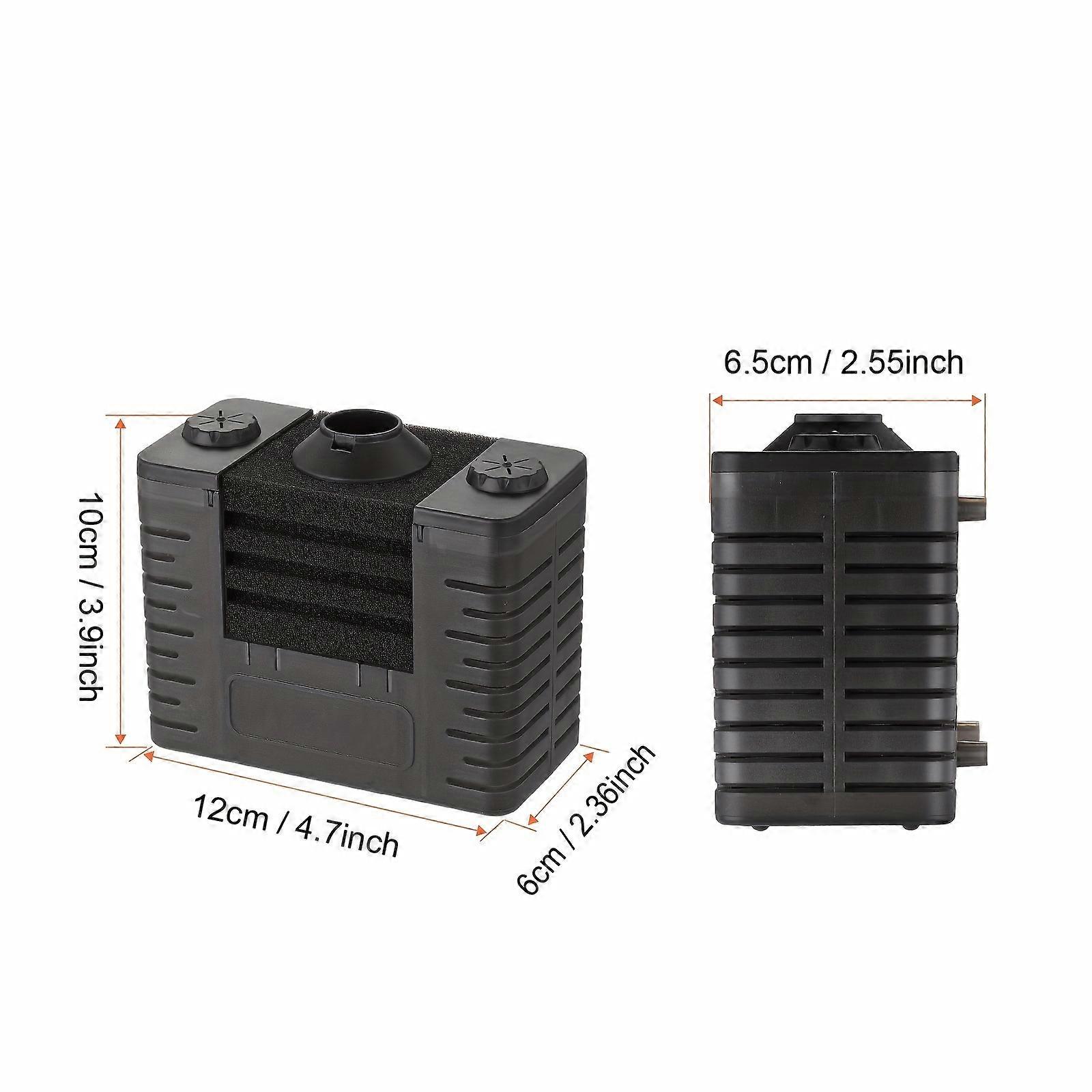 Ultra-Quiet Mini Aquarium Water Pump - Advanced Multifunctional Design with Built-in Filter System for Freshwater & Saltwater Tanks - Effortless Maint