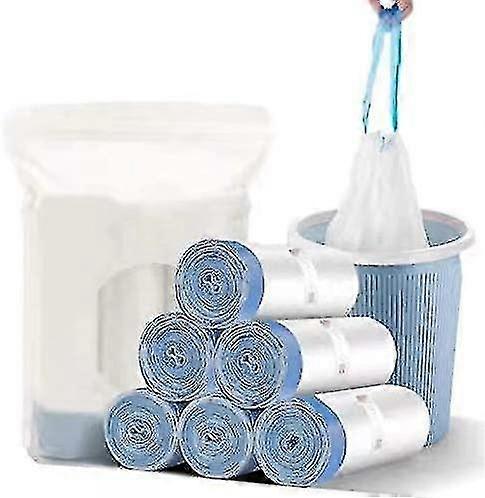 Small Trash Bags 2.6 Gallon Garbage Bags Trash Can Liners White