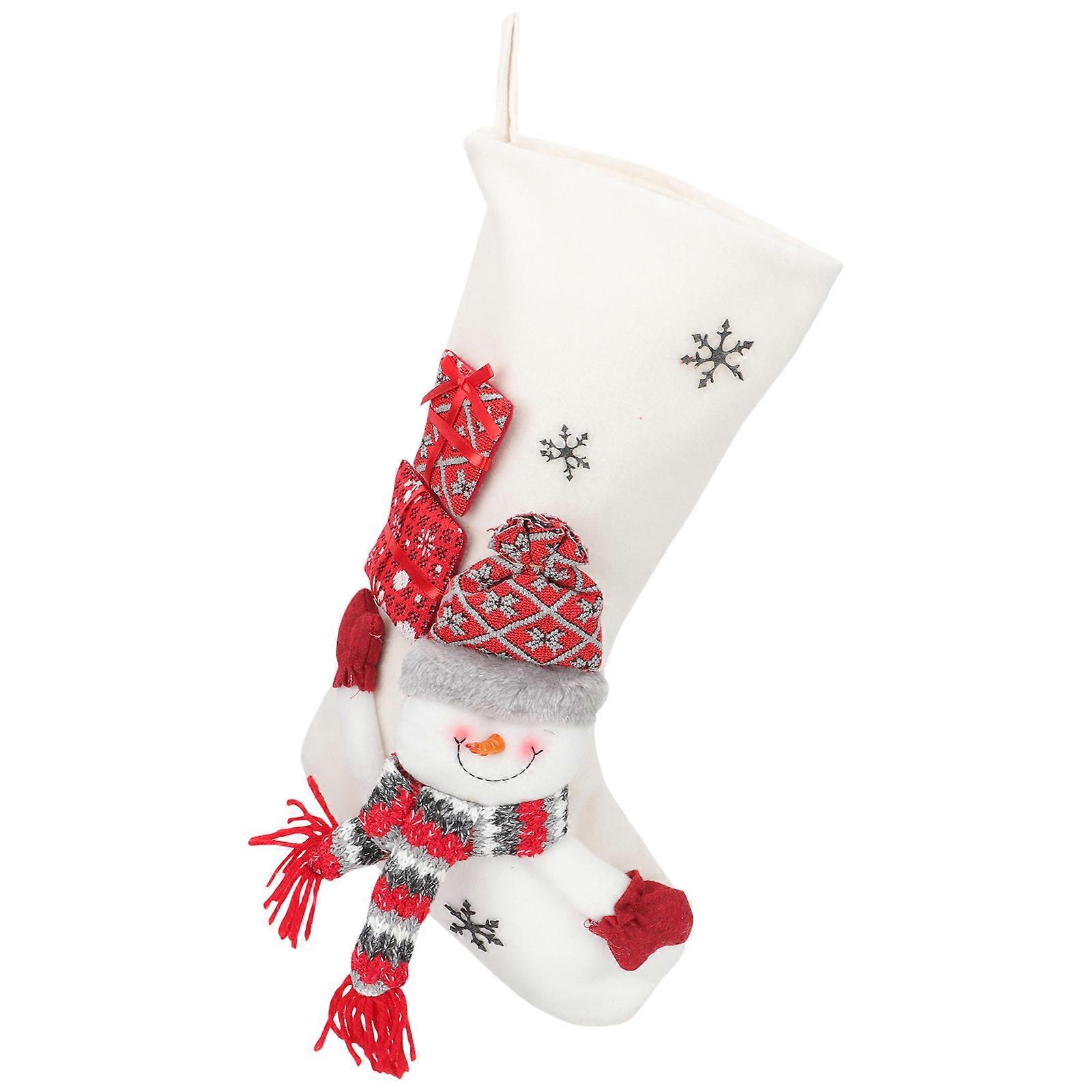 Christmas Stocking Storage Bag Xmas Stocking Gift Bag Xmas Gift Hanging Ornament Xmas Decoration