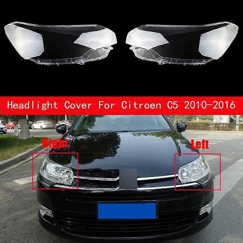 Car Headlight Cover Headlight Light Lens Shell Lightshade For Citroen C5 2010-2016 Left