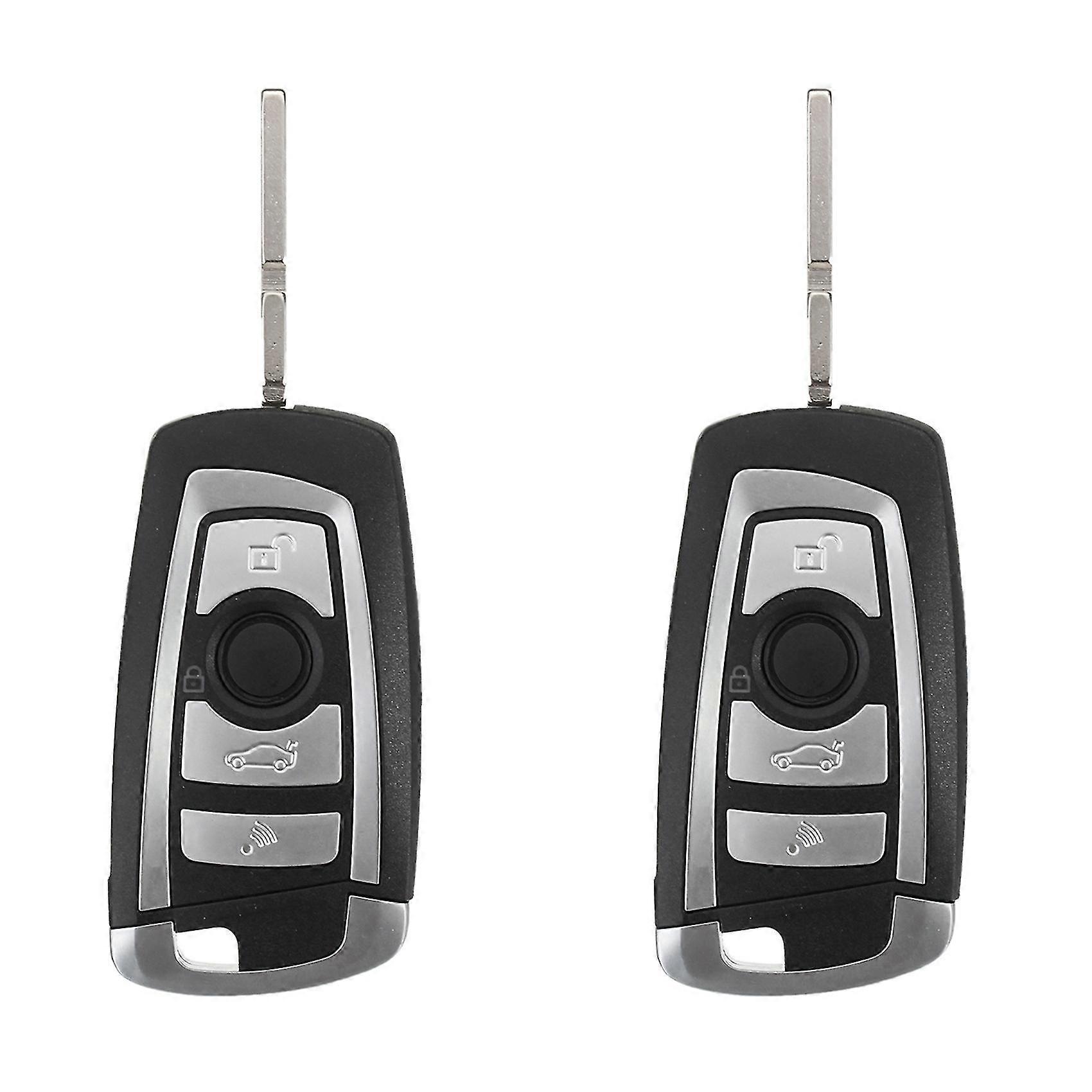 2x 4 Buttons 433mhz Modified Floding Remote Key Without 7935aa Id44 Chip For - E38 E39 E46 Control