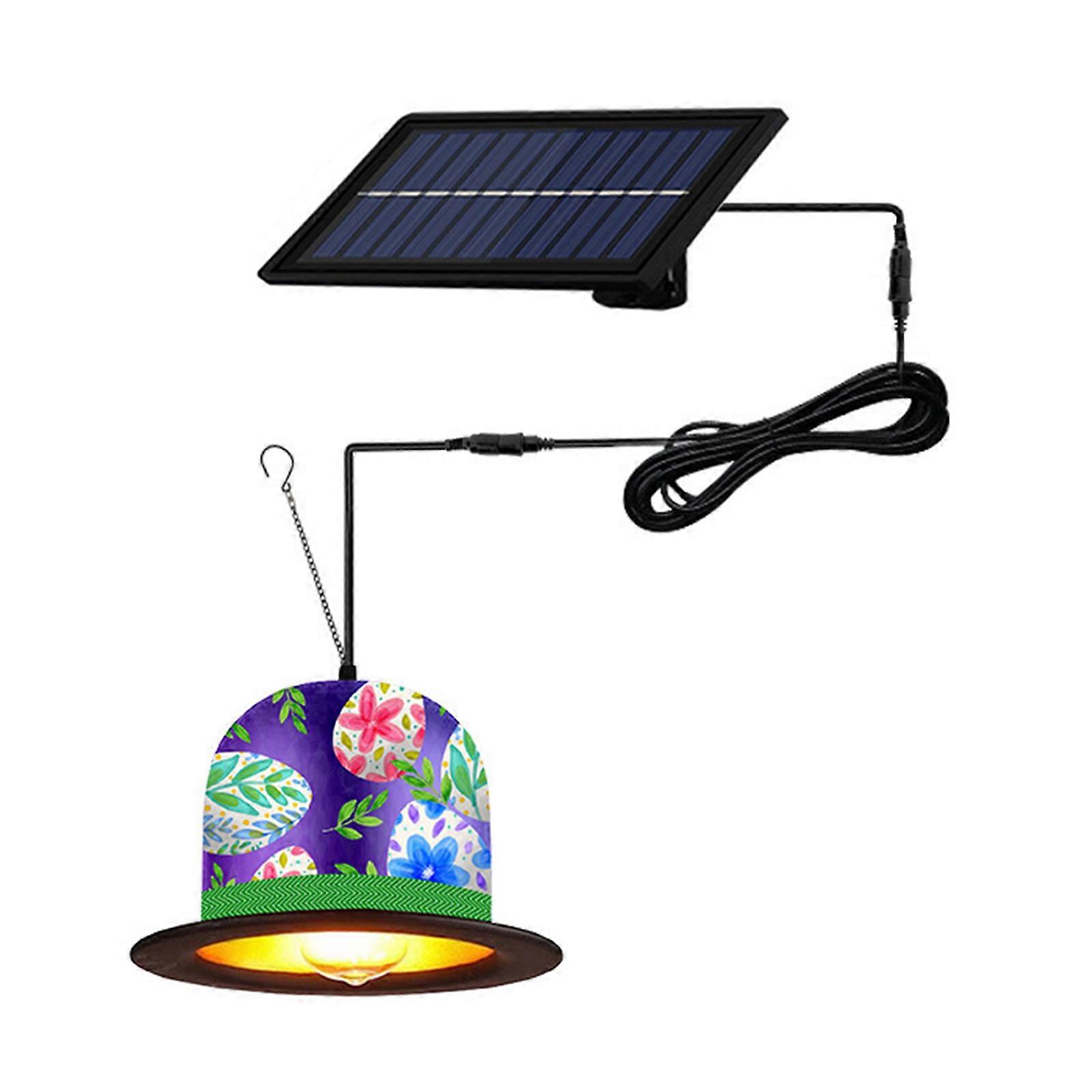 Remote Contro Πασχαλινό καπέλο Ηλιακό φως CreativeΥπαίθριο αλουμίνιο χαριτωμένο αδιάβροχο