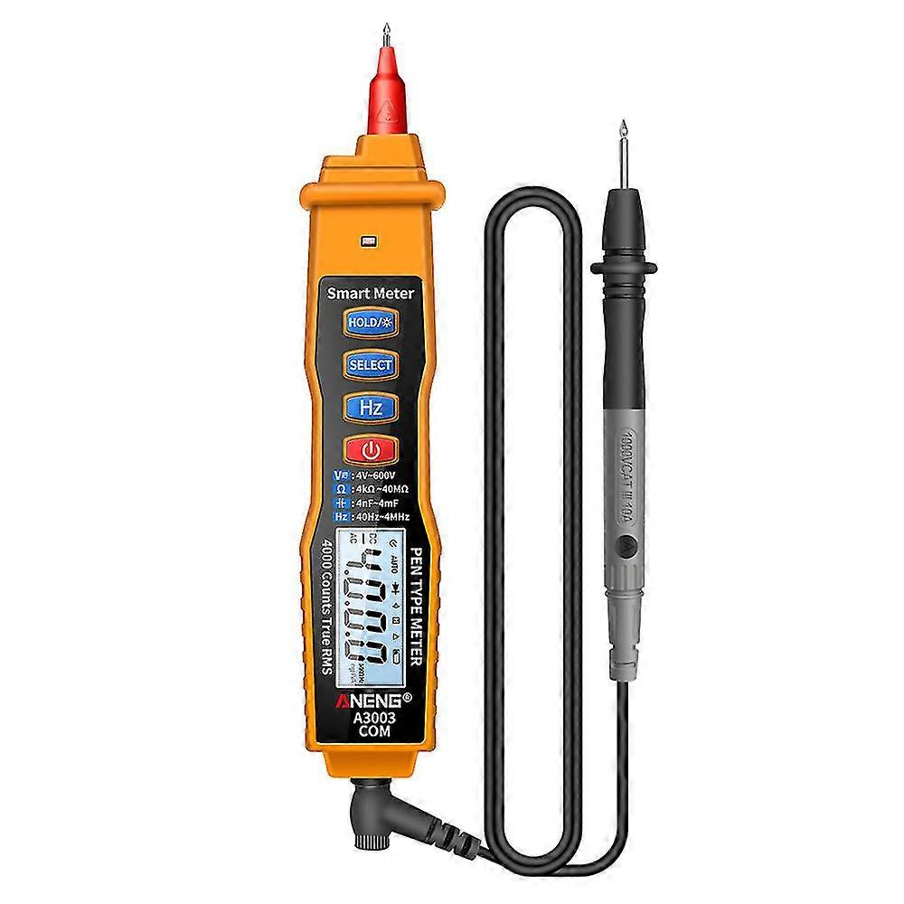 Aneng A3003 Digital Multimeter Pen Type Meter 4000 Counts Non Contact Ac/dc Voltage Resistance