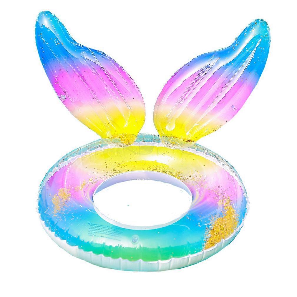 Mermaid Sequin Swimming Ring Inflatable Large Pool Float