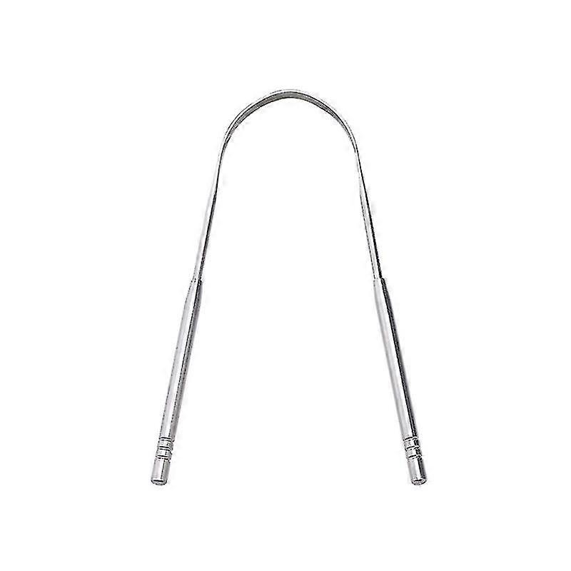 Tongue Scraper 2 Pack In Different Shapes Reduce Bad Breath Stainless Steel Tongue Cleaners Metal Tongue Scrapers Breath Fresher