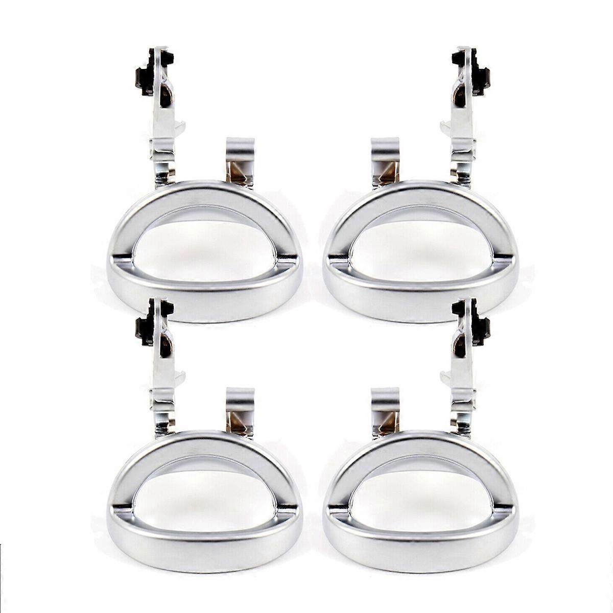 4 Pcs/Set Car Interior Door Handle for Dodge Nitro 2007-2011 68004828AA 68004829AA Door Handle Satin Chrome