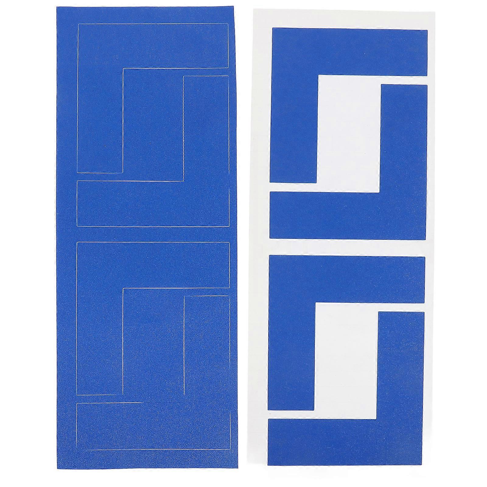 8pcs Floor Tapes Location Marking Corner Tapes L Shaped Floor Marker Tapes