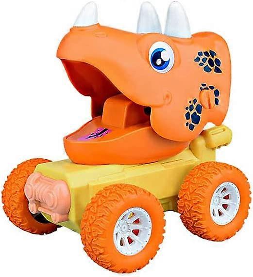 Dinosaur Toy,Press&go Dinosaur car Toy for Kids 3+ Year Old Push and go Toy car for boy(Wheel Color Random)