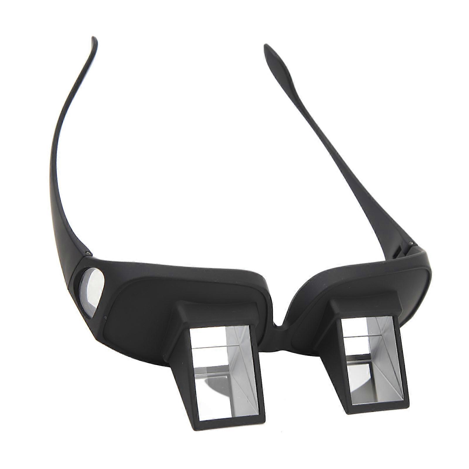 Lazy Glasses Optical Glass 90 Degree Horizontal High Definition Bed Prism Spectacles Eyeglasses compatible with Lying Down Reading and Watching TV Bla