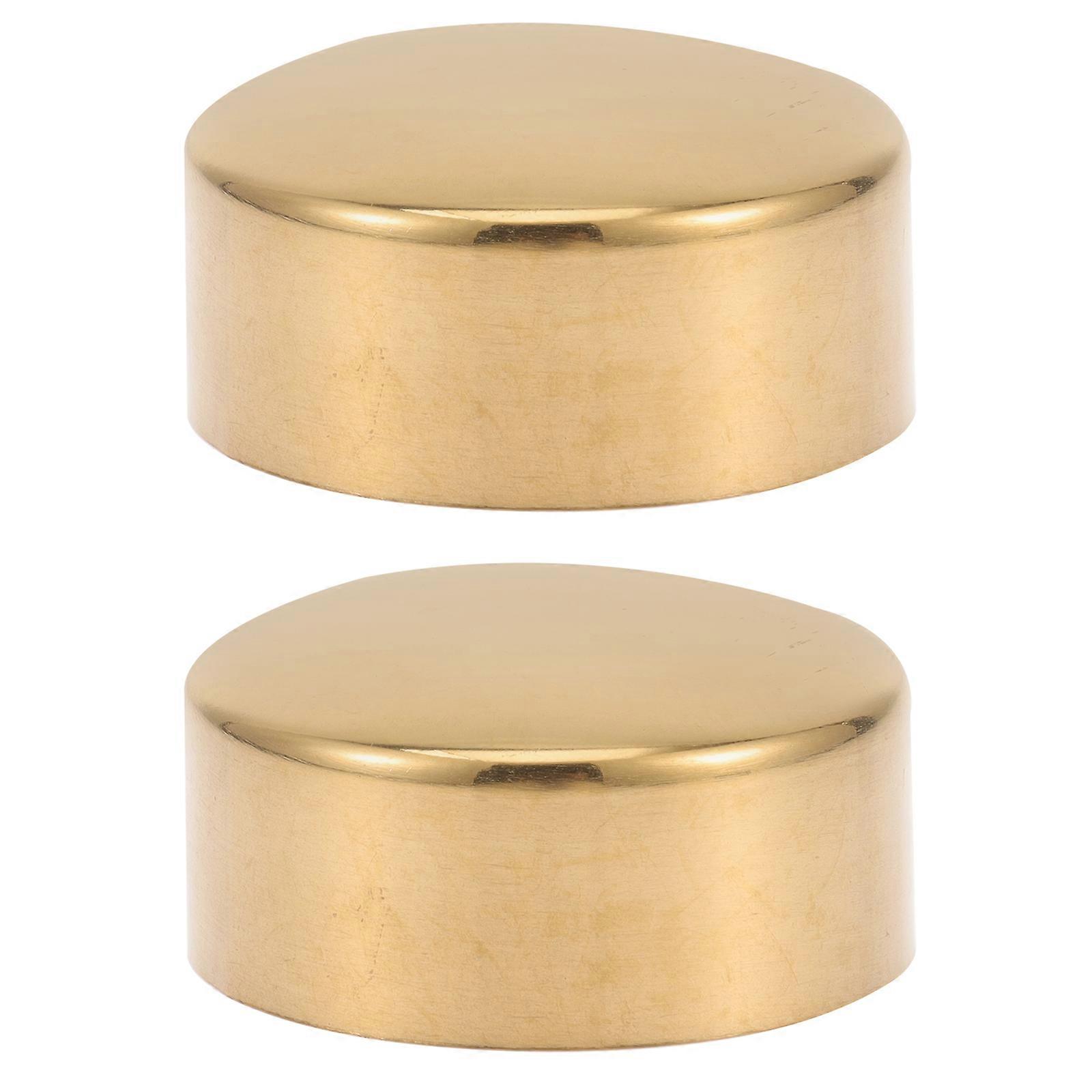 2 stuks houten leuning eindkappen, leuning eindkappen, ronde leuning eindpluggen