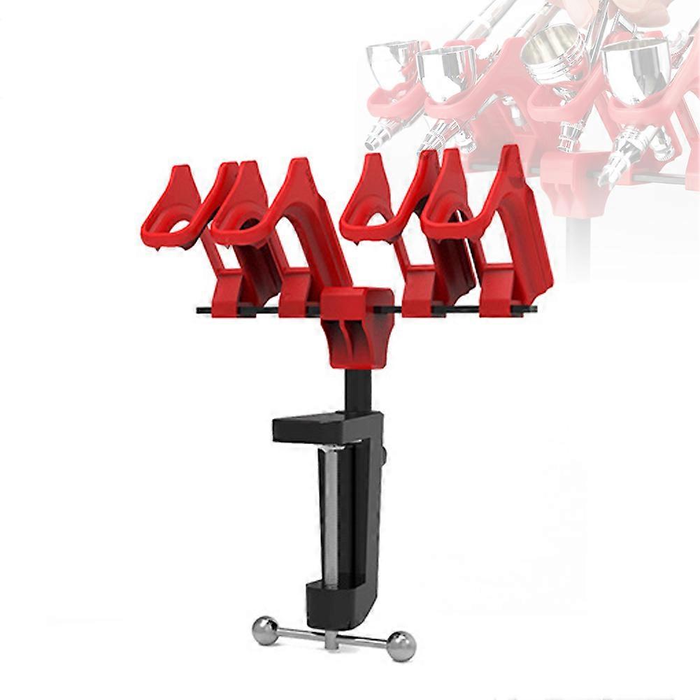 Quick-Release Airbrush Stand Quick Pull Spraying Pen Holder 30mm Adjustable 360° Rotation for Effortlessly Convenient Use